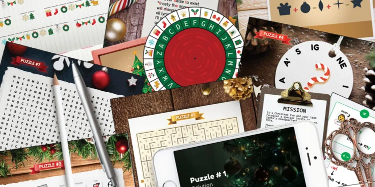 How to Host a Fun Printable Christmas Escape Room Party