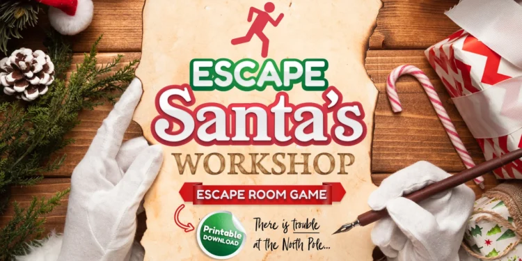How to Host a Fun Printable Christmas Escape Room Party