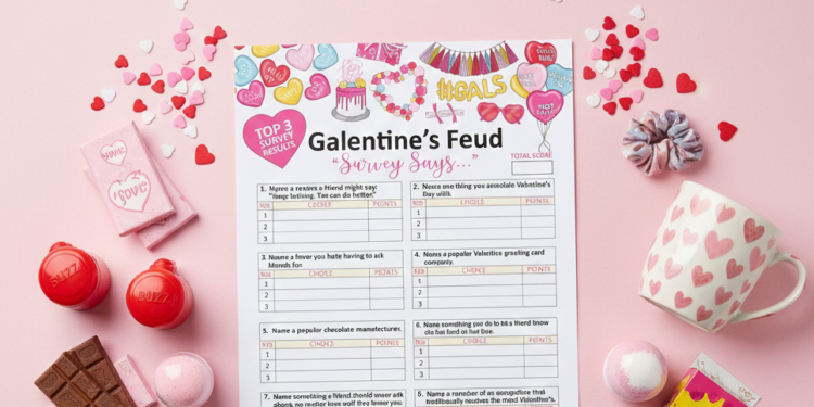 How to Play Galentine’s Feud (Step-By-Step Party Guide)