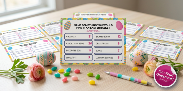 Easter Friendly Feud: The Printable Easter Game Adults and Kids Will Actually Love