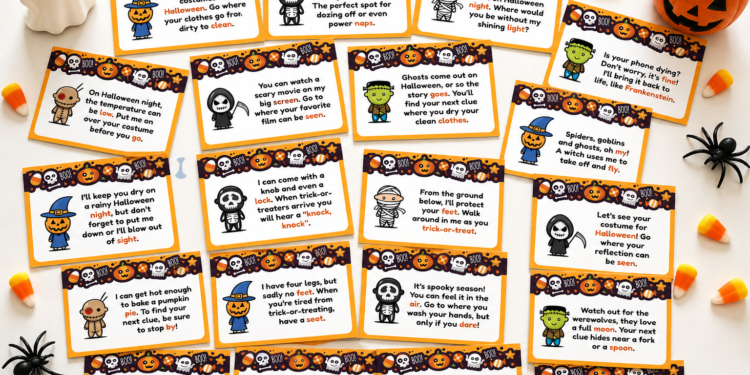 Halloween Scavenger Hunt for Kids: Two Printable Options for Any Age