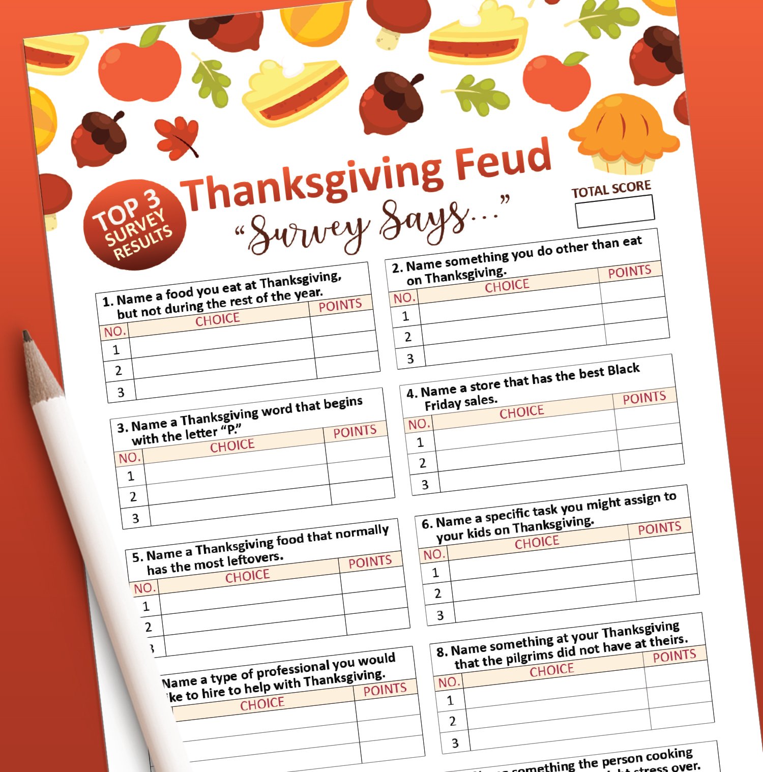 Thanksgiving Feud