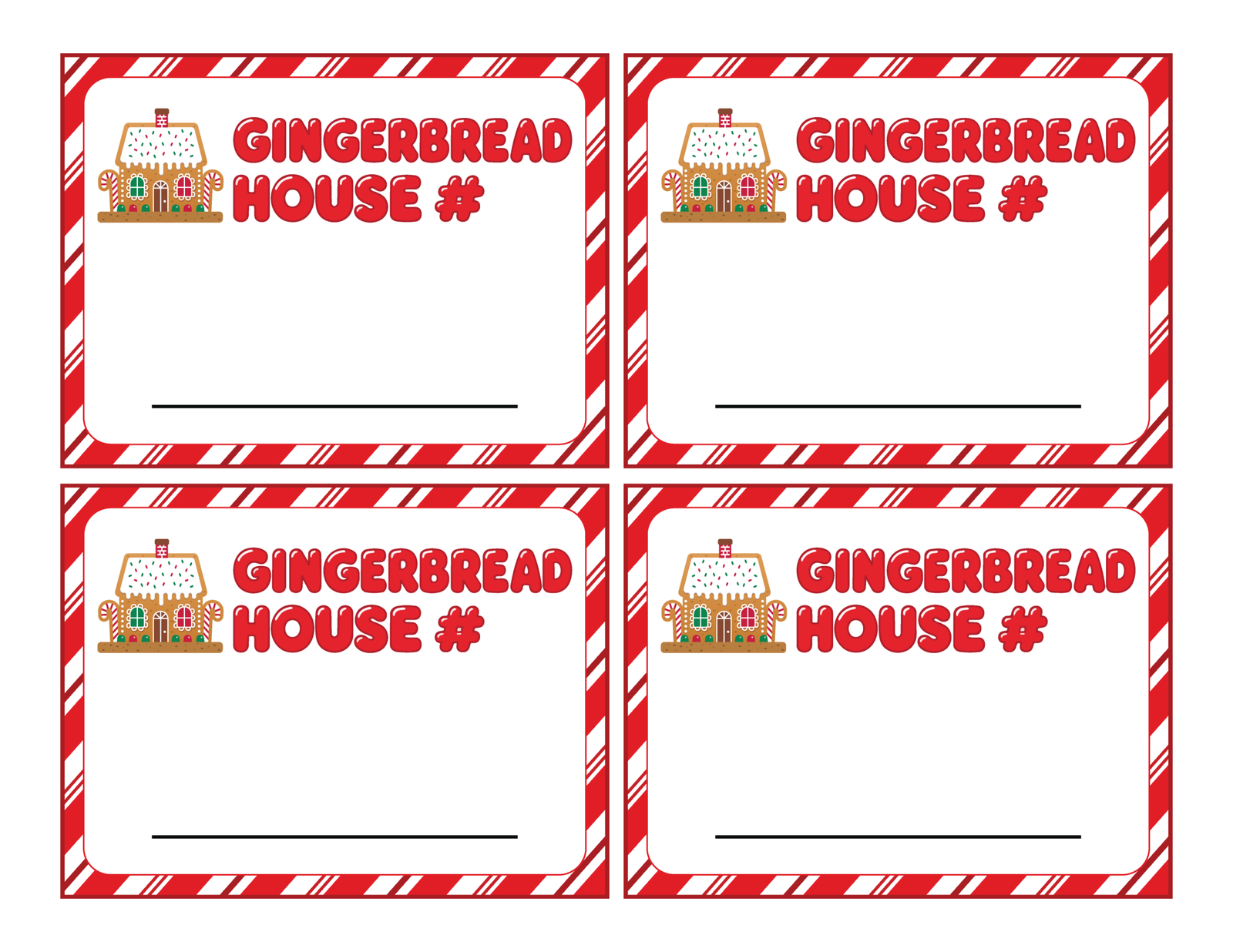 Entry Number Labels